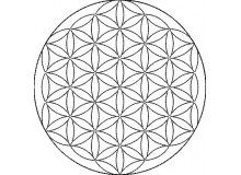 Stickdatei - Blume des Lebens